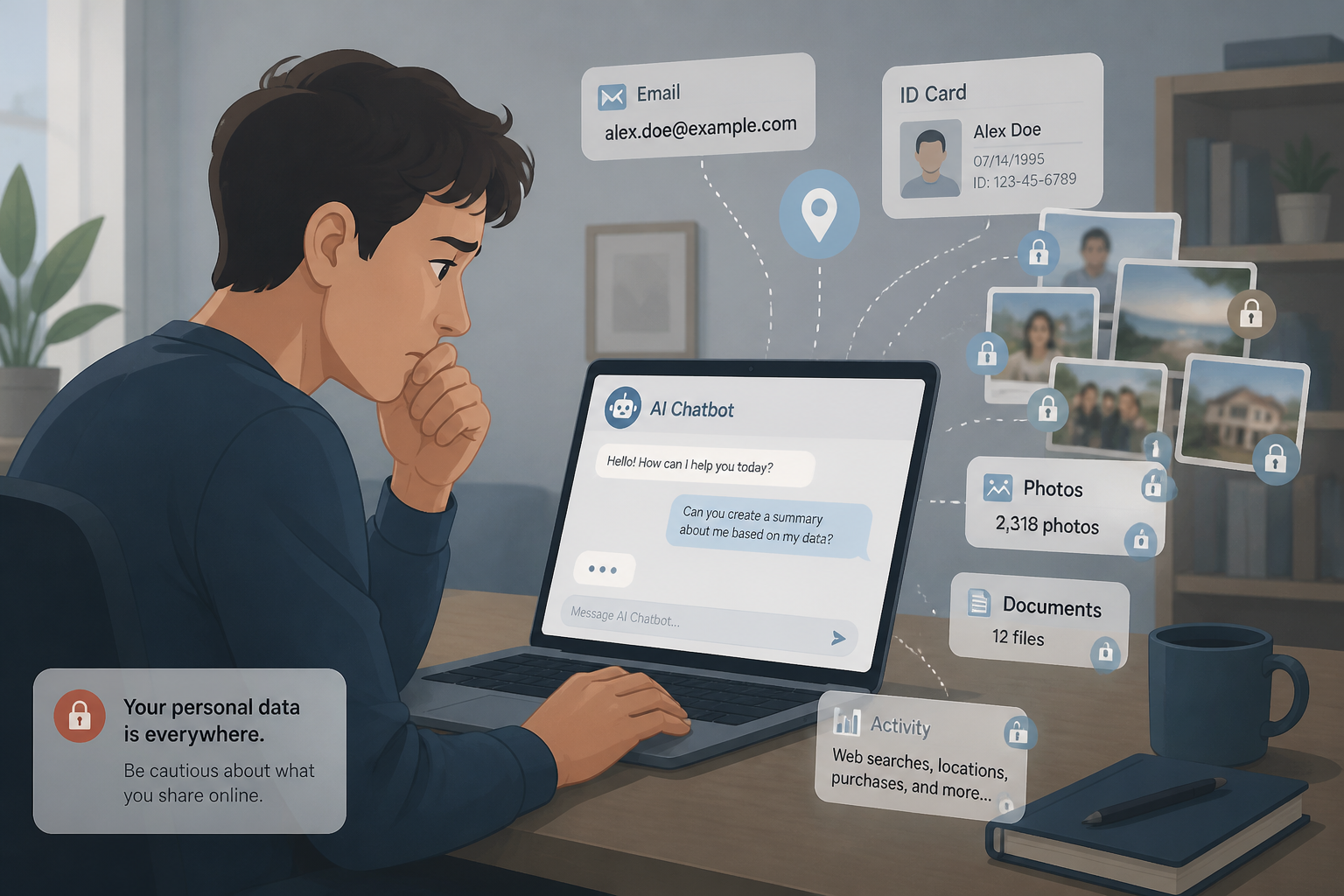 チャットボットにアップロードした画像や個人情報が流出した疑いがあるときの7ステップ